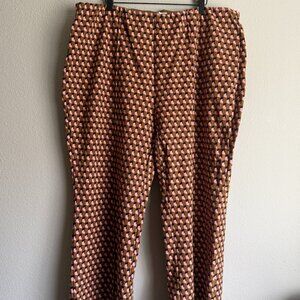 3X Anthropologie Maeve the Margot Knit Pull-On Kick Flare Ankle Length Pants